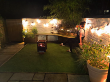 Load image into Gallery viewer, FESTOON LIGHTS - Black cable, warm white bulbs