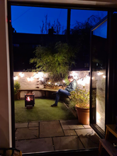 Load image into Gallery viewer, FESTOON LIGHTS - Black cable, warm white bulbs