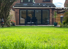 Load image into Gallery viewer, BLACK BIFOLD DOORS - Aluminium, glazed bi-folding doors 4m x 2.1m
